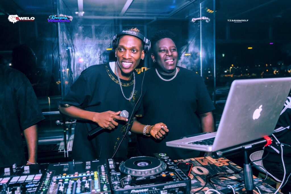 Deejay Wasswa and Dj Rham at Hues Botique Hotel Aurora Lounge Club